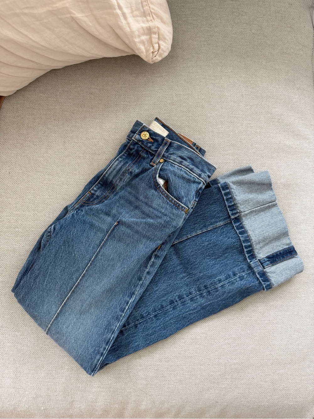 Ulla Johnson Genevieve Wide Leg Jeans